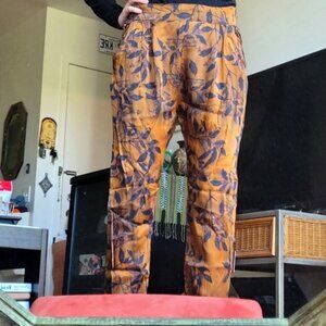 Allison wonderland floral jazz copper pants - Size 6